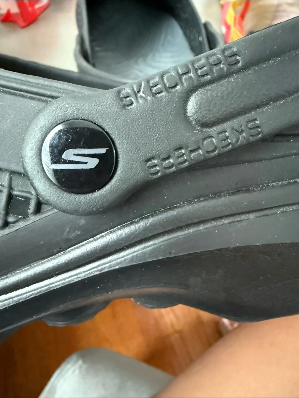 NEW MENS SKECHERS FOAMIES GO WALK Size 10 AMBITION Black EVA Clog NWOB